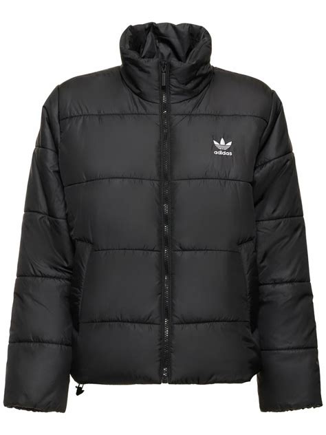 adidas originals 3-stripes slim puffer jacket|adidas regen puffer jacket.